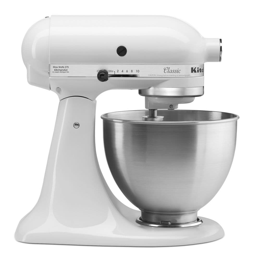 Classic Series 4.5 Quart Tilt-Head Stand Mixer - White