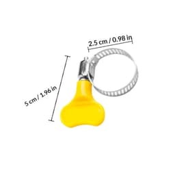 Adjustable Plastic Hose Clamp Screw Knob 12pcs, Flexible Hose
