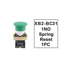 Mushroom Head Push Button Switch XB2-BR21 BR31 BR42 1NO 1NC Instant Reset
