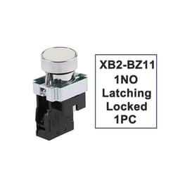 Self-Locking Fixed Flat Push Button Switch DIY
