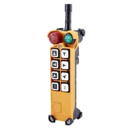 F26-A3 Wireless Industrial Overhead Crane 8 Dual Speed Push Buttons Transmitters 1Pcs(VHF)