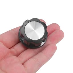 12pcs Black Plastic Stove Knobs Replacement for Oven and Kitchen Use