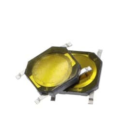 100Pcs DC12V 50mA Membrane Switch 4x4x 0.8MM 4X4X0.8mm Tactile Push Button Tact 4 Pin 4 * 4 * 0. Mic