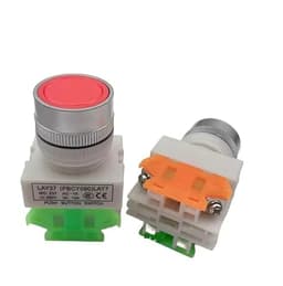 10A 660V Instantaneous Push Button Switch 1 Normally Open Closed