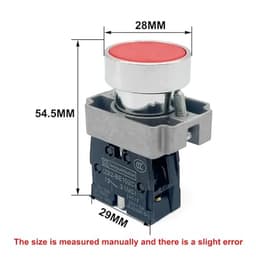 Momentary Push Button Switch 10A 415V NC NO