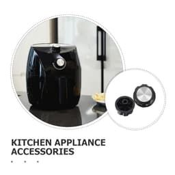 12pcs Black Plastic Stove Knobs Replacement for Oven and Kitchen Use