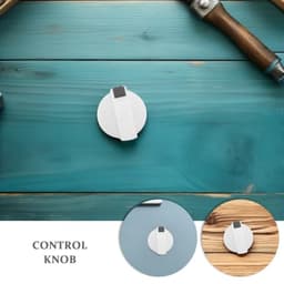 3pcs Gas Water Heater Control Knob for Simple Setting Adjustment White