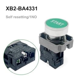 Normally Open Closed Flat Push Button Marking Switch Self-Reset