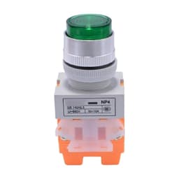 Extended Push Button NP4-01DN Green AC/DC 24V