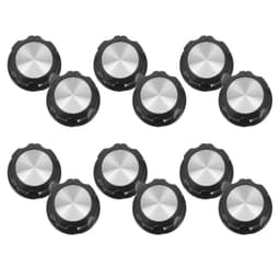 12pcs Universal Replacement Stove Knobs Plastic Half