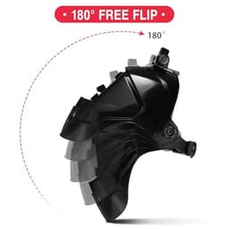 Auto Darkening Welder Mask with Large Viewing Screen, Black PP
