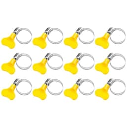 Adjustable Plastic Hose Clamp Screw Knob 12pcs, Flexible Hose