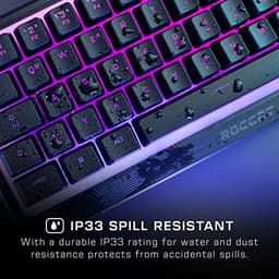 ROCCAT Magma Mini - 60% RGB Gaming Keyboard with 5 Programmable Lighting Zones, Membrane Key switche