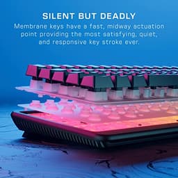 ROCCAT Magma Mini - 60% RGB Gaming Keyboard with 5 Programmable Lighting Zones, Membrane Key switche