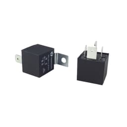 Relay 80A 4-pin 4-Wire JD1912 12V Cut Foot Long Wide Foot with Socket(12V with Socket)
