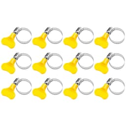 Adjustable Plastic Hose Clamp Screw Knob 12pcs, Flexible Hose