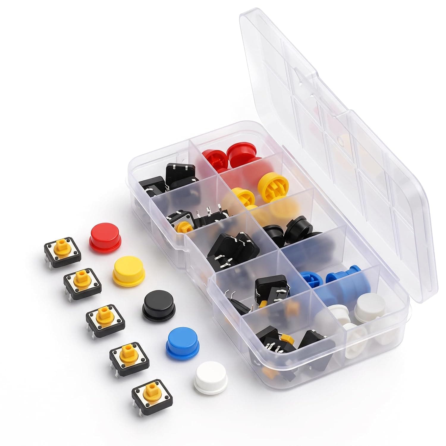 50pcs 12x12x7.3 mm Tactile Push Button Momentary SMD PCB Switch