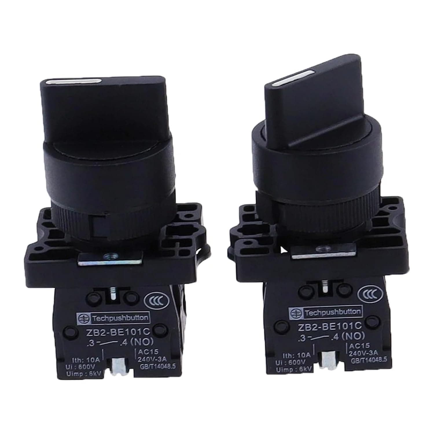 XB2-ED21 ED33 Rotary Switch Self Locking Push Button 2 3 Position 10A 600V