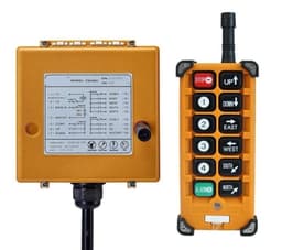 8 Single Speed Push Buttons for Industrial Overhead Crane Electric Hoist F23-A 1Pcs(1TX 1RX DC12V UH