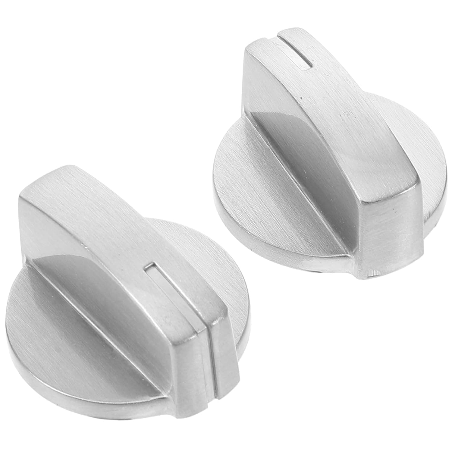 2pcs Gas Stove Knobs Replacement Alloy Control Knobs for Kitchen