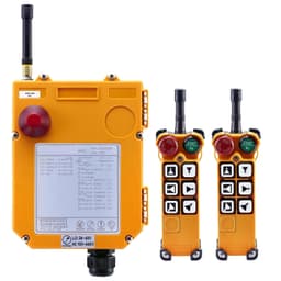 F26-C3 3 Motion 6 Dual Speed Push Button Switch Wireless Crane Remote Control with 2transmitter 1Pcs