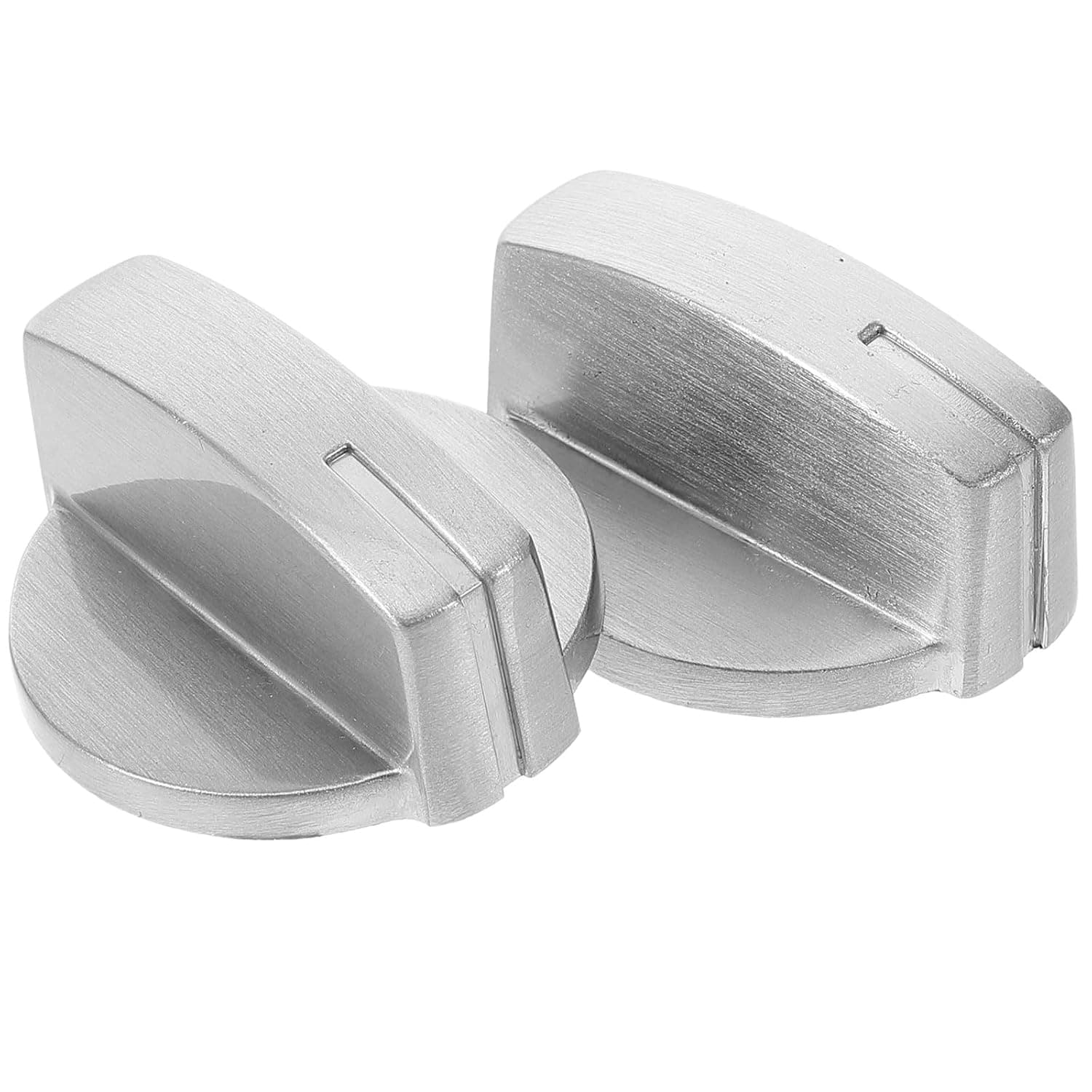 2pcs Alloy Stove Knobs Replacement for Gas Range Kitchen Control Set