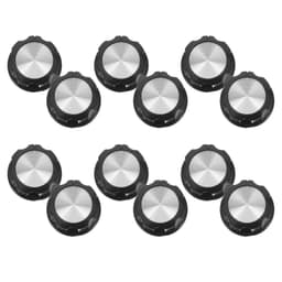 12pcs Universal Replacement Stove Knobs Plastic Half
