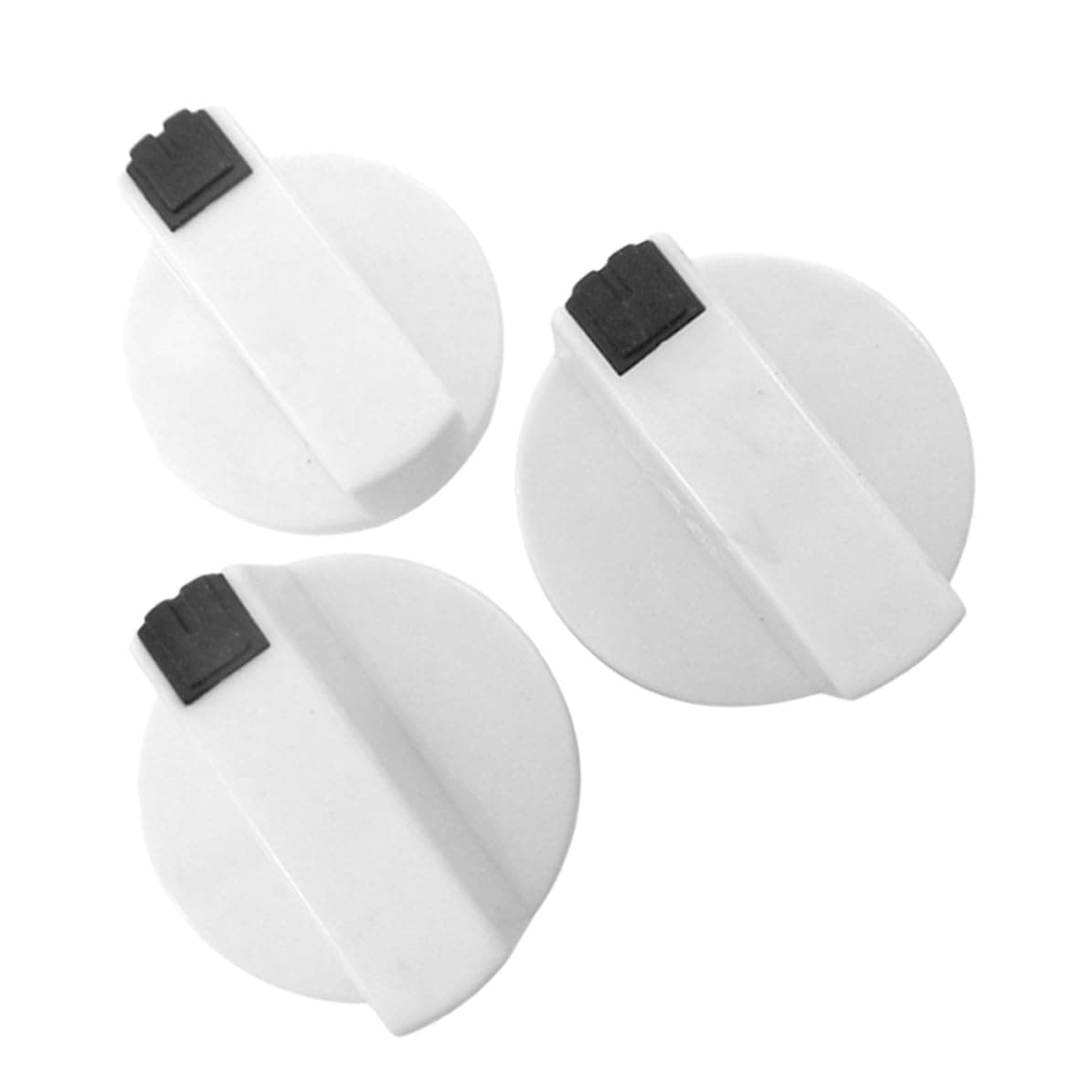 3pcs Gas Water Heater Control Knob for Simple Setting Adjustment White