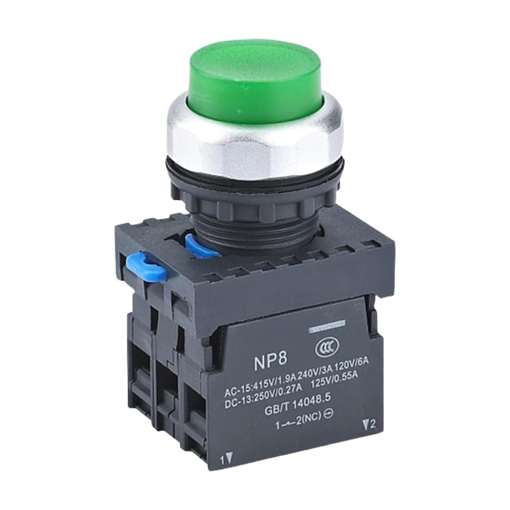 Extended Push Button NP8-02GN Blue
