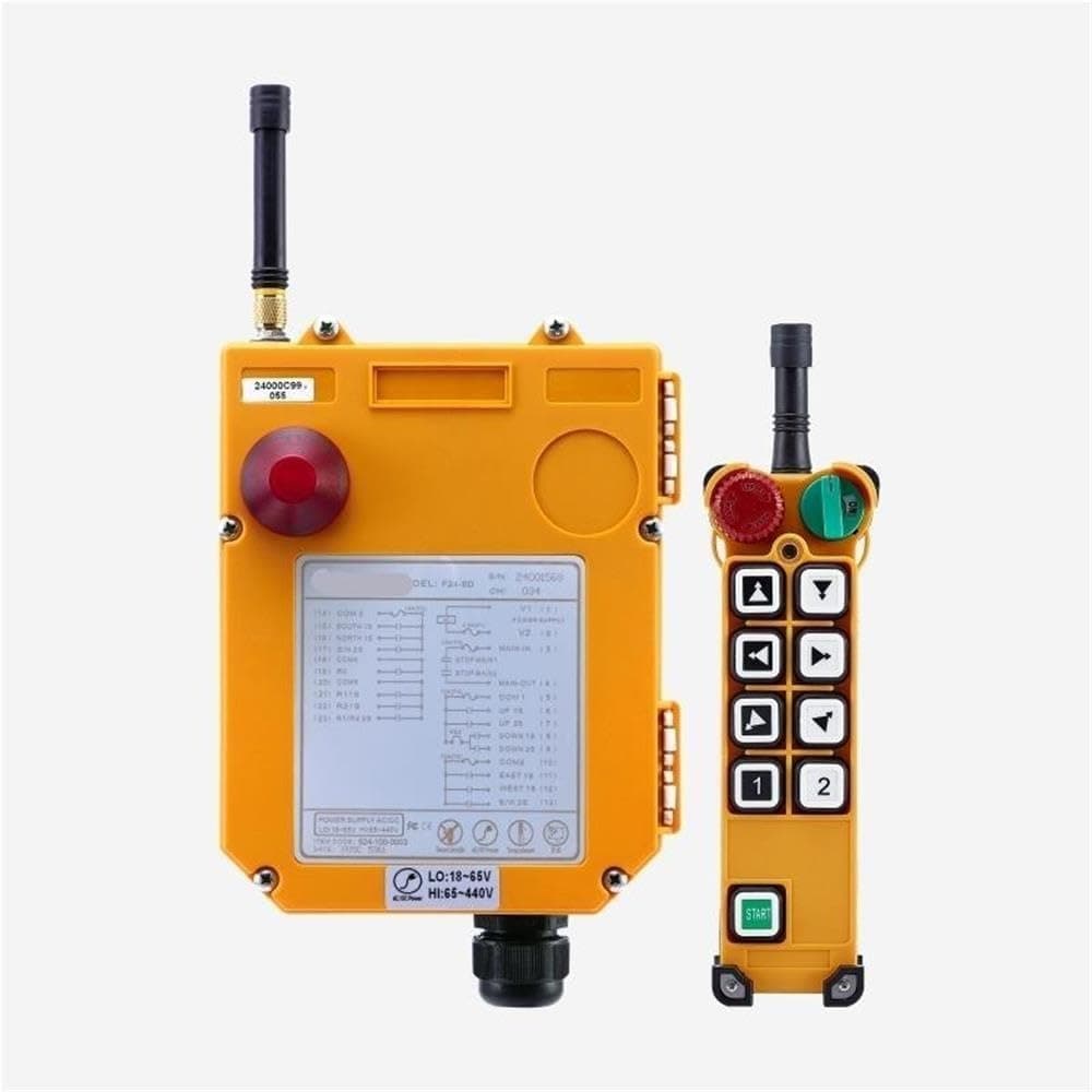 F24-8D Telecontrol Eight Two-Steps Push Buttons Wireless Remote Control 1Pcs(DC12 2TX 1RX)