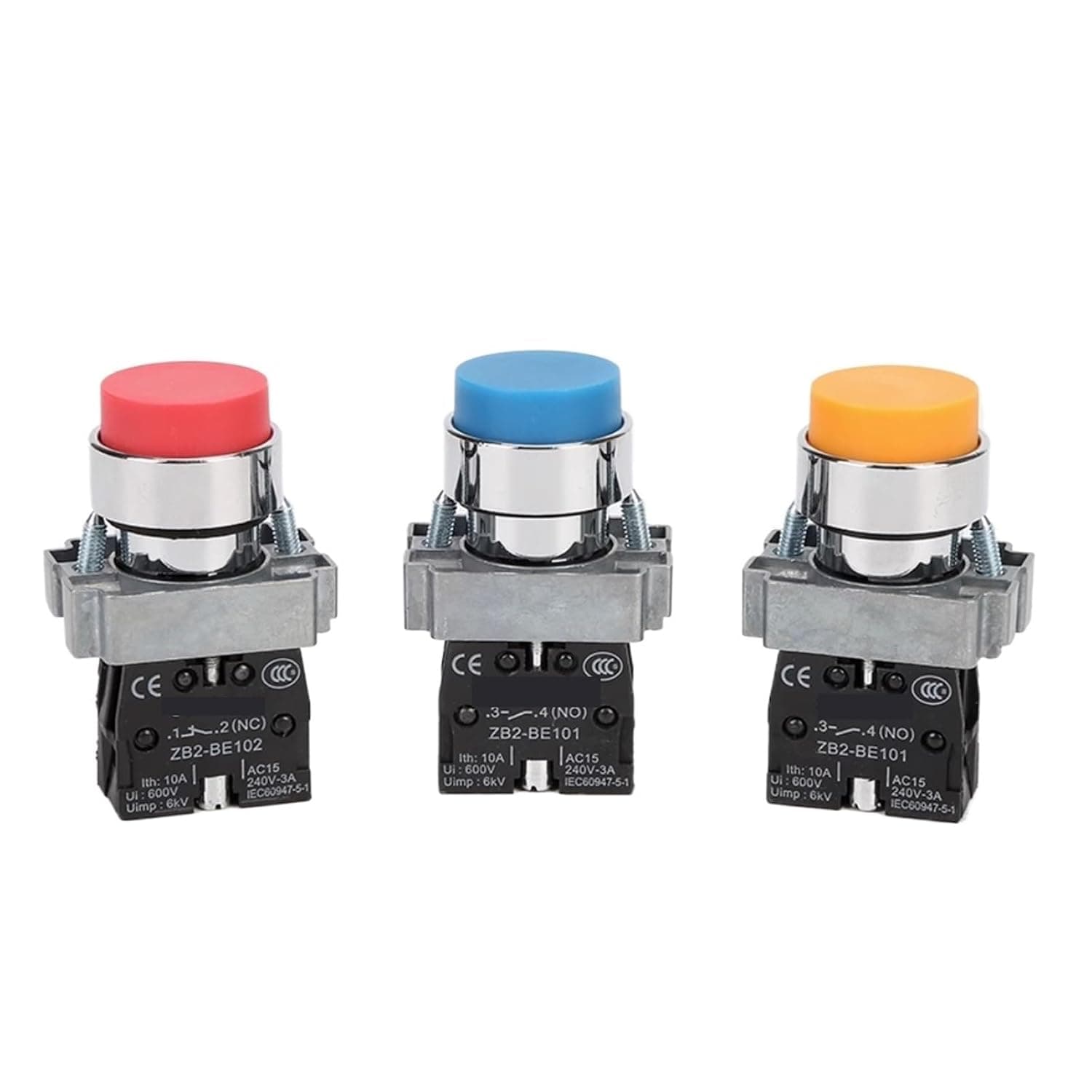 Industrial Push Button Switch XB2 High Head Rotary Momentary Start Stop