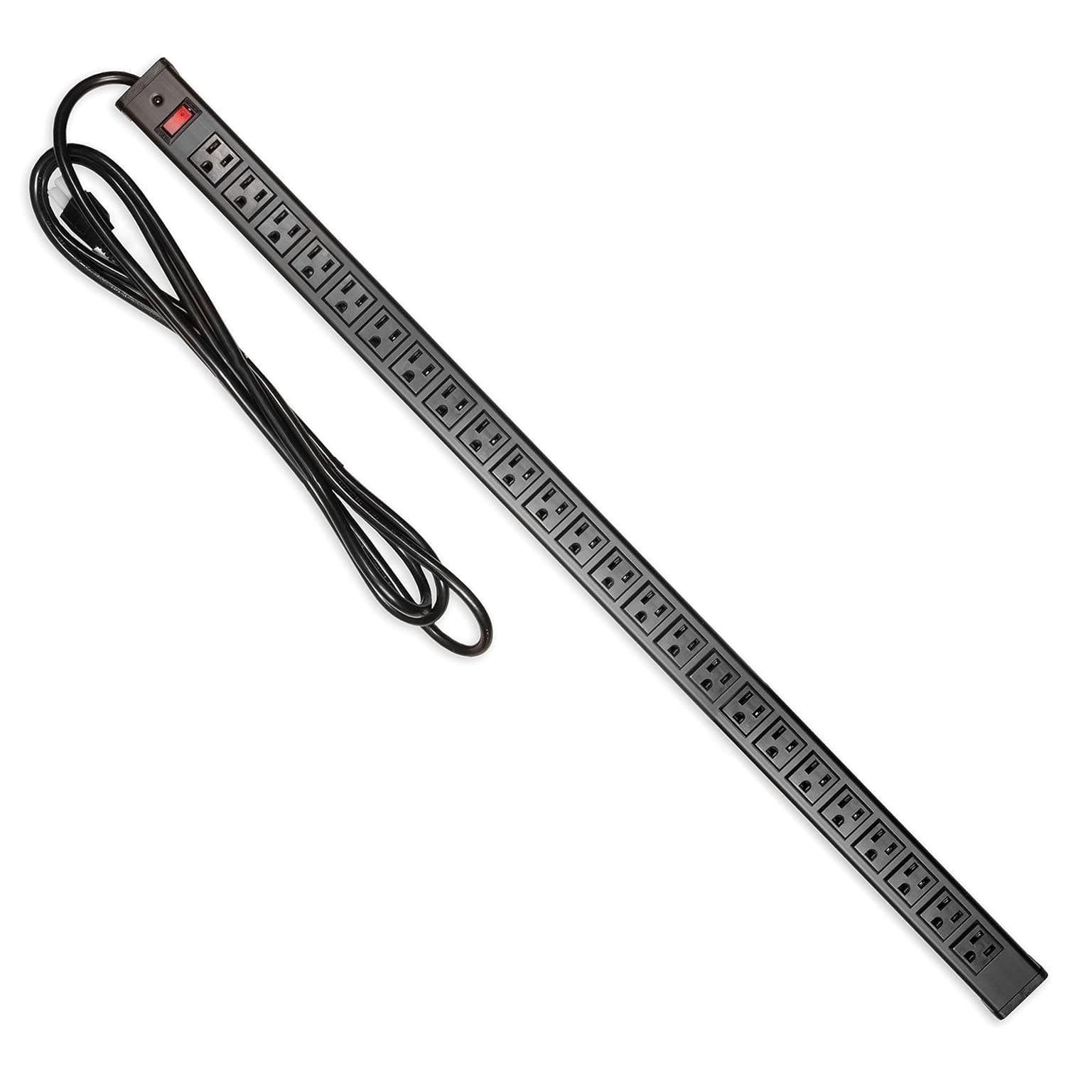 Iron Forge Cable 24 Outlet Metal Surge Protector Power Strip, 9 Ft